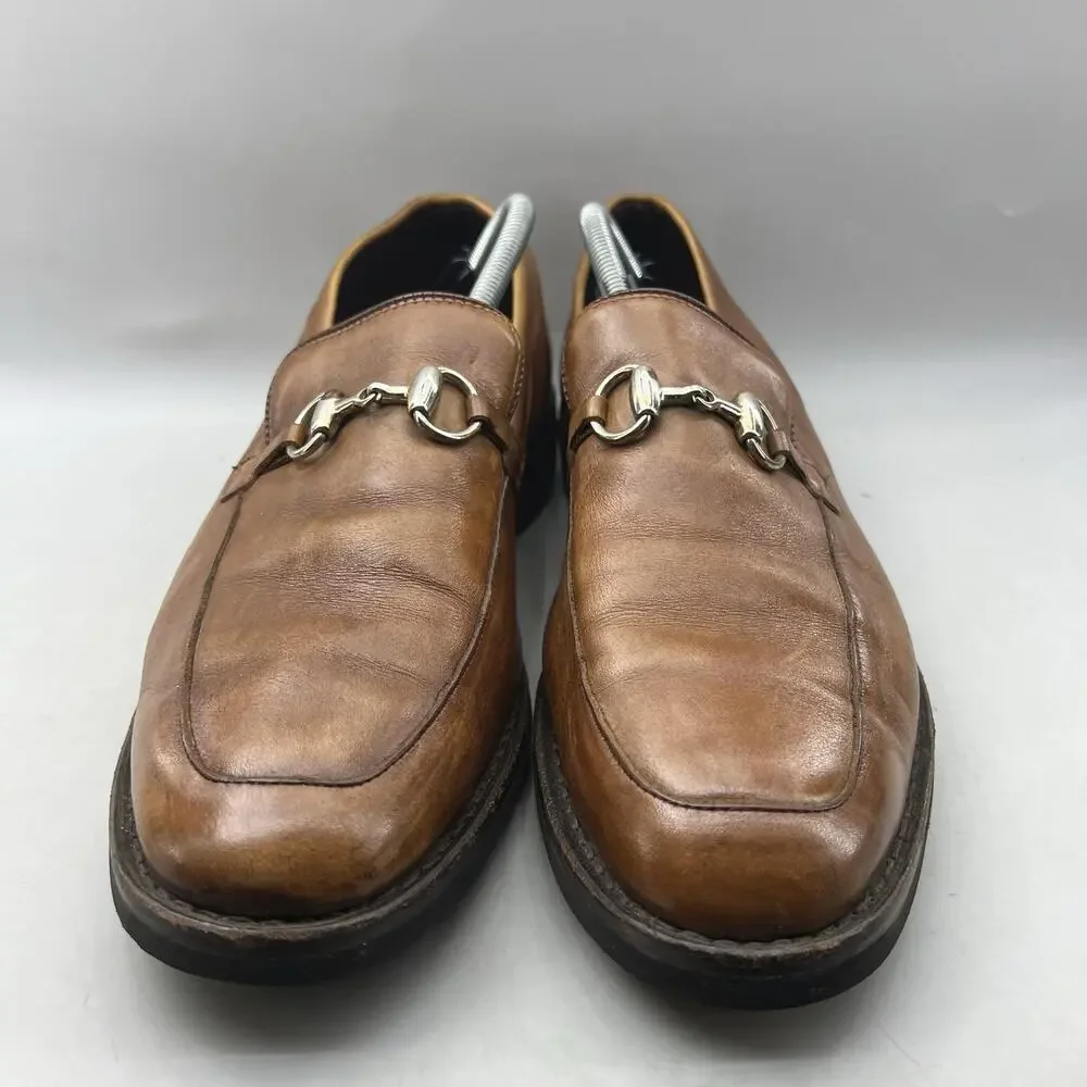 Allen Edmonds Road Warriors Bit Loafers Men Size 12 D Brown Leather Comfort Shoe